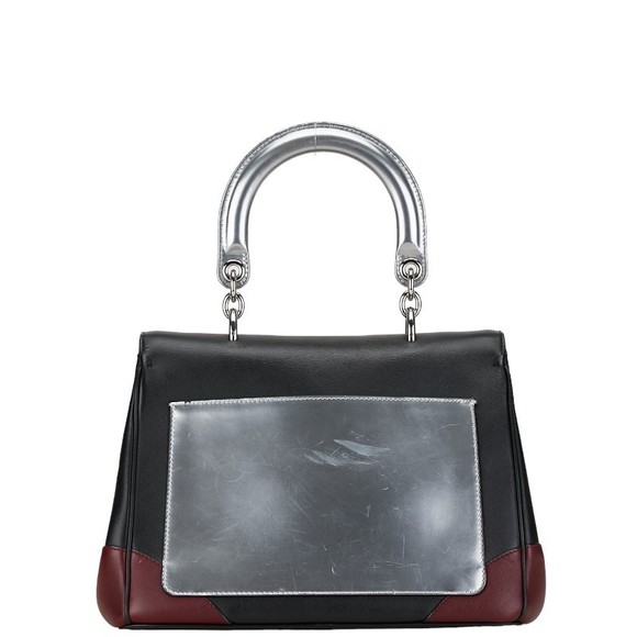 Dior Be Dior Shoulder Bag 2Way Black Wine Red - Picture 4 of 13